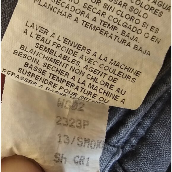 Lee Womens 14P Gray Smoke Easy Fit Stretch Mid Rise Straight Ankle Jeans 34x28 - Picture 15 of 15